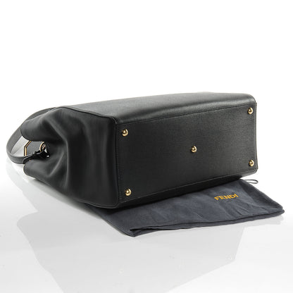 Fendi Vitello Elite Regular 2Jours Tote Black 4 of 7
