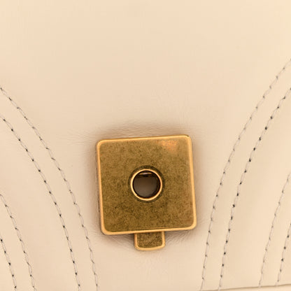 Gucci Calfskin Matelasse Mini GG Marmont Shoulder Bag White 11 of 11