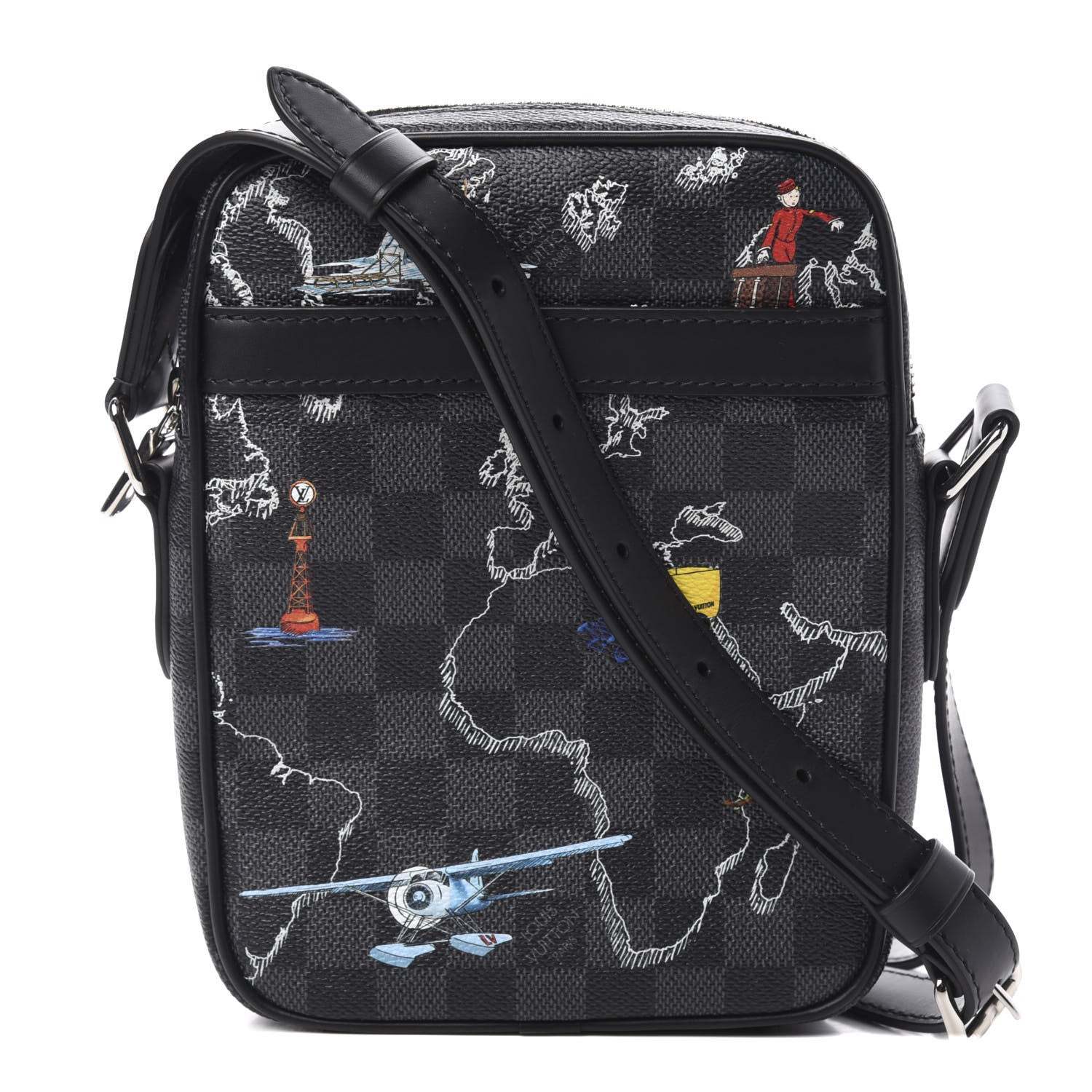 Louis Vuitton Damier Graphite Renaissance Slim Danube PM 1 of 10