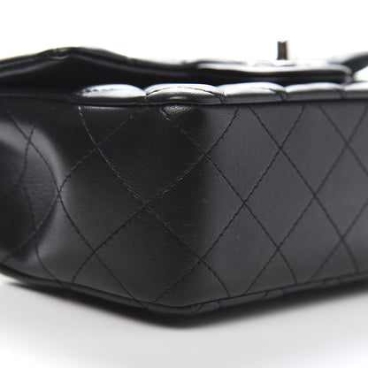 Chanel Lambskin Quilted Mini Rectangular Flap Black 8 of 11