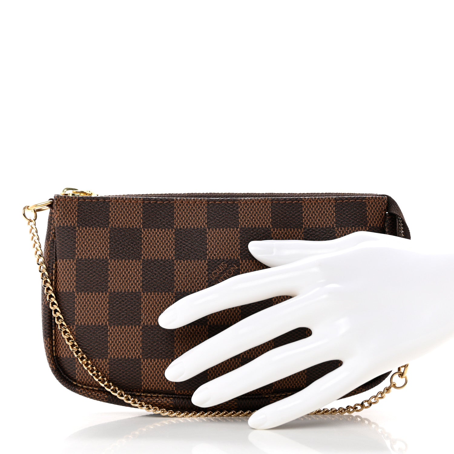 Louis Vuitton Damier Ebene Mini Pochette Accessories 2 of 6