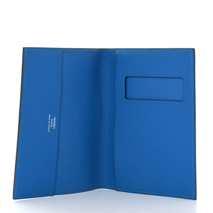Hermes Evercolor MC2 Magellan Passport Holder Bleu Hydra 5 of 7