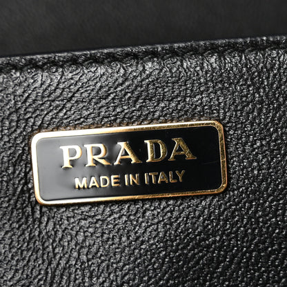 Prada City Calf Saffiano Cahier Bag Black 6 of 11