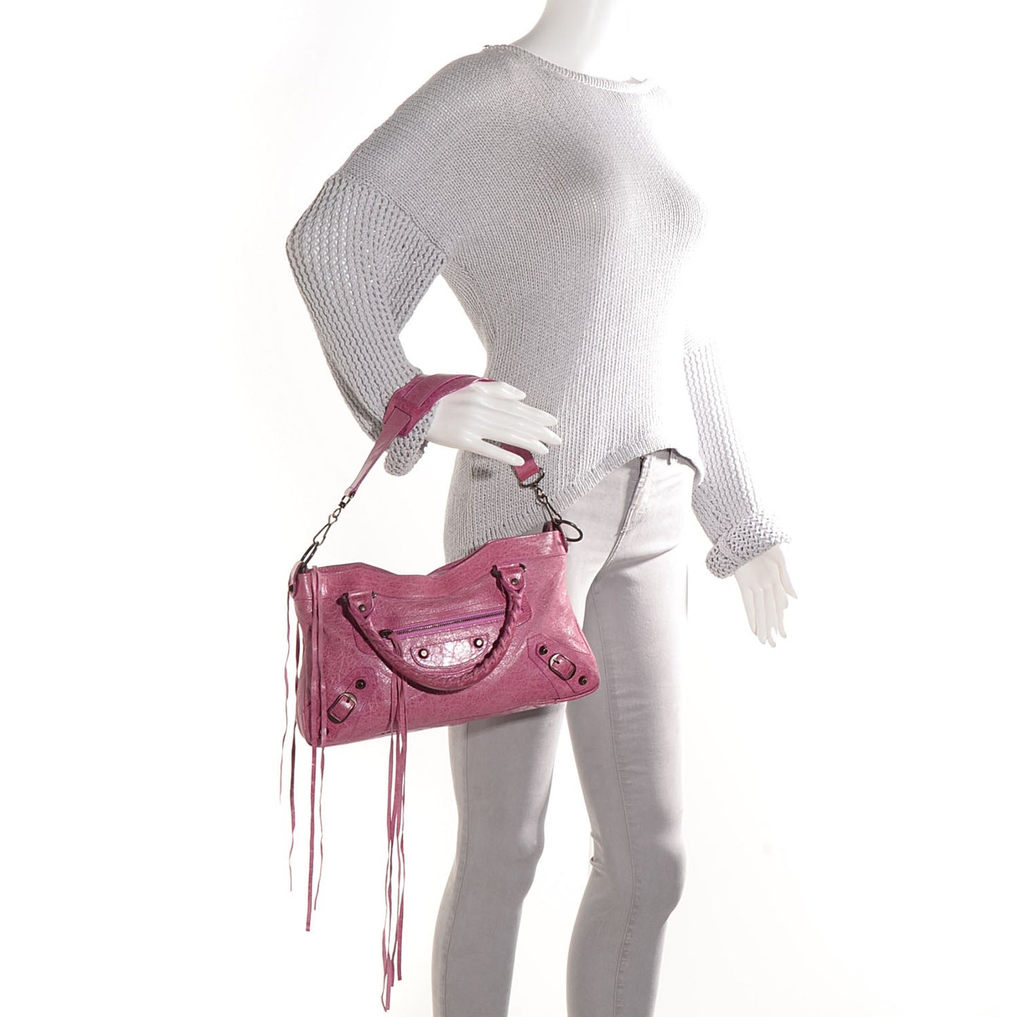 Agneau Classic Hardware First Magenta