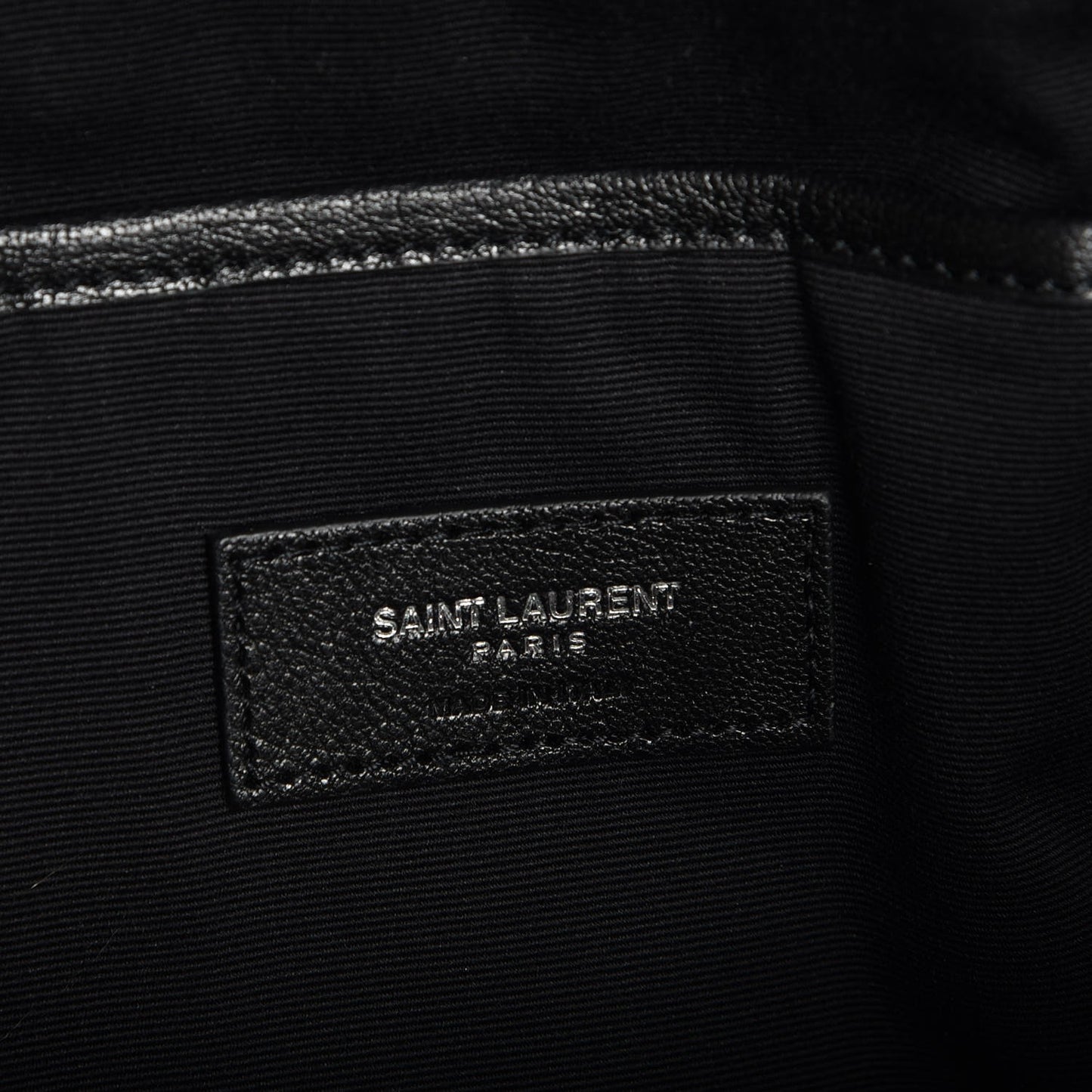 Sheepskin Mini Love Appliqué City Backpack Black