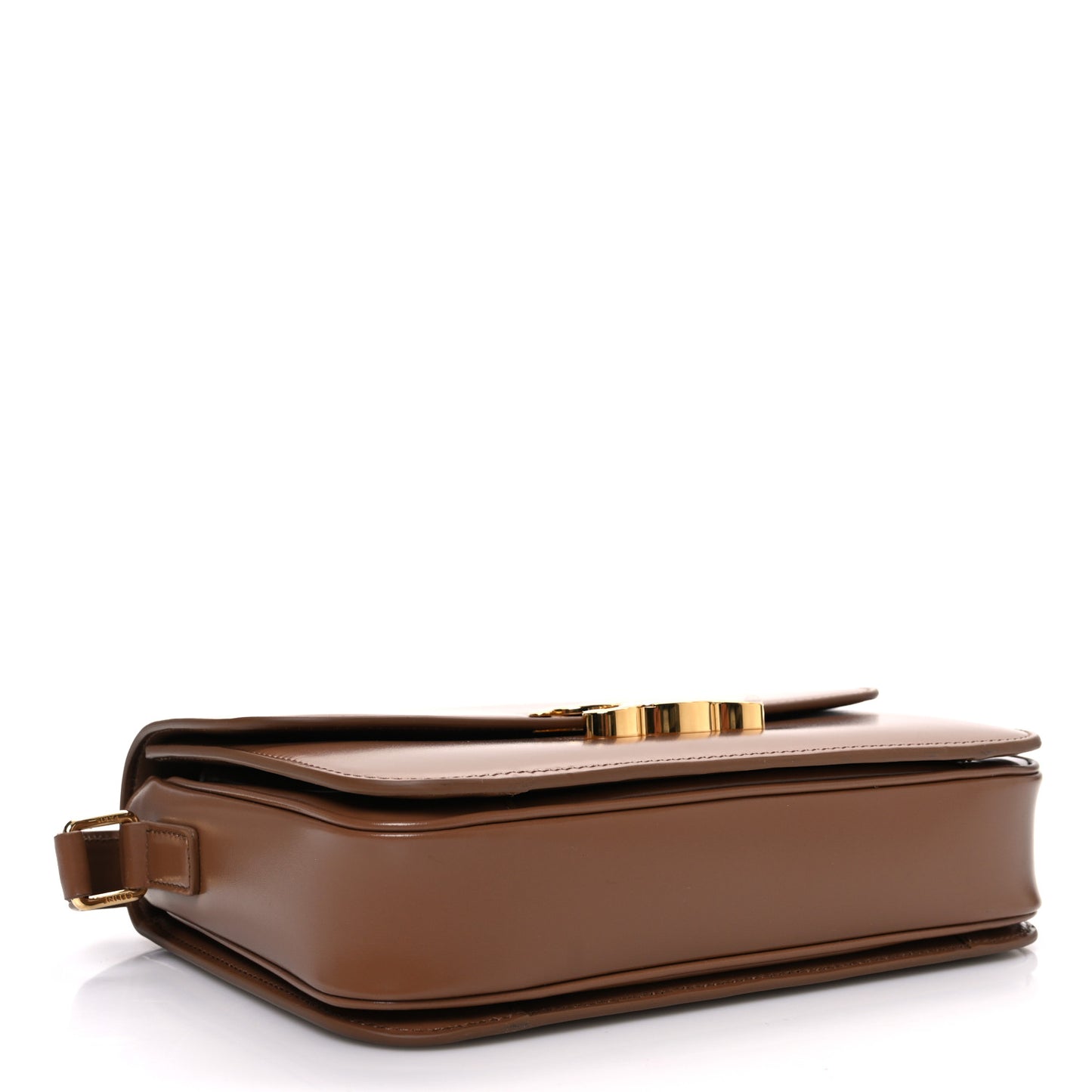 Shiny Calfskin Medium Triomphe Bronze