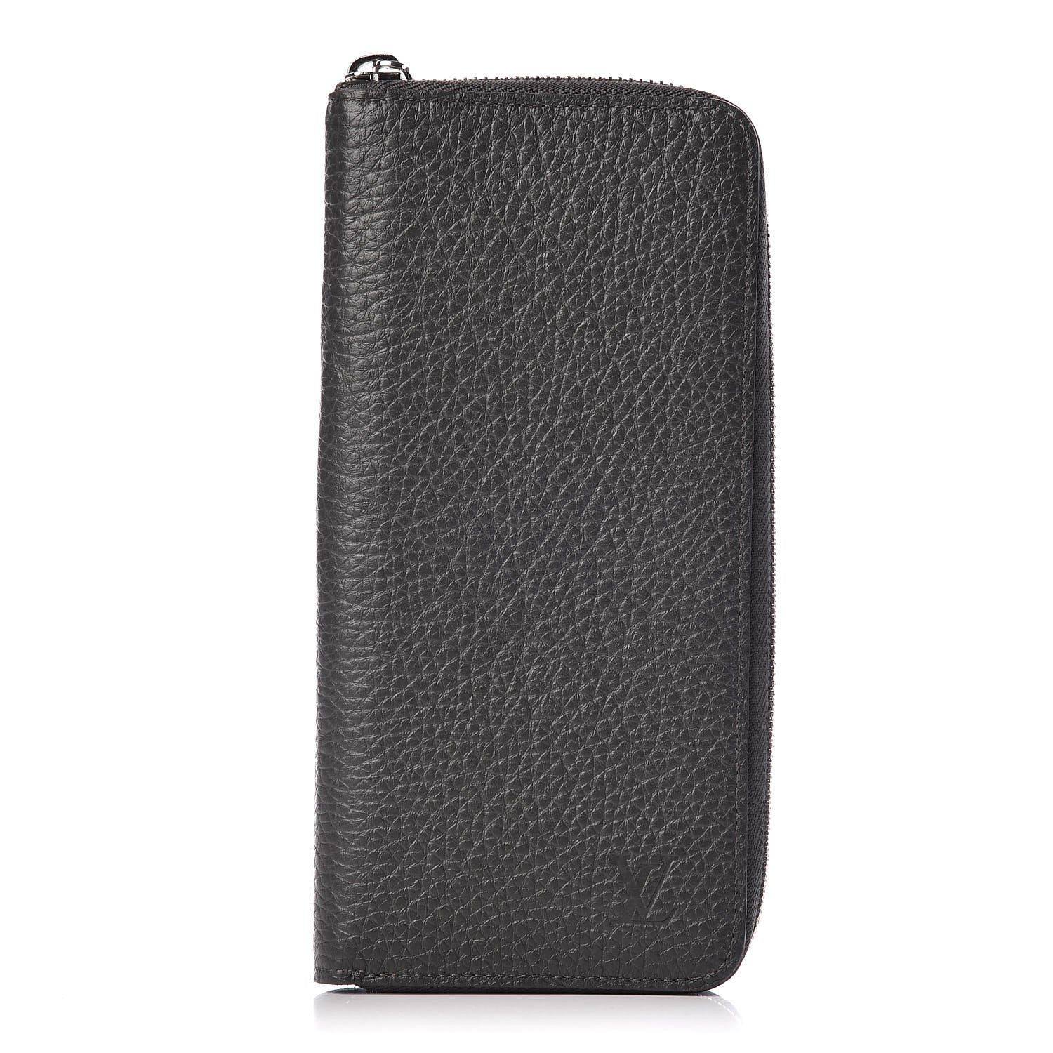 Louis Vuitton Taurillon Vertical Zippy Wallet Charcoal 1 of 8