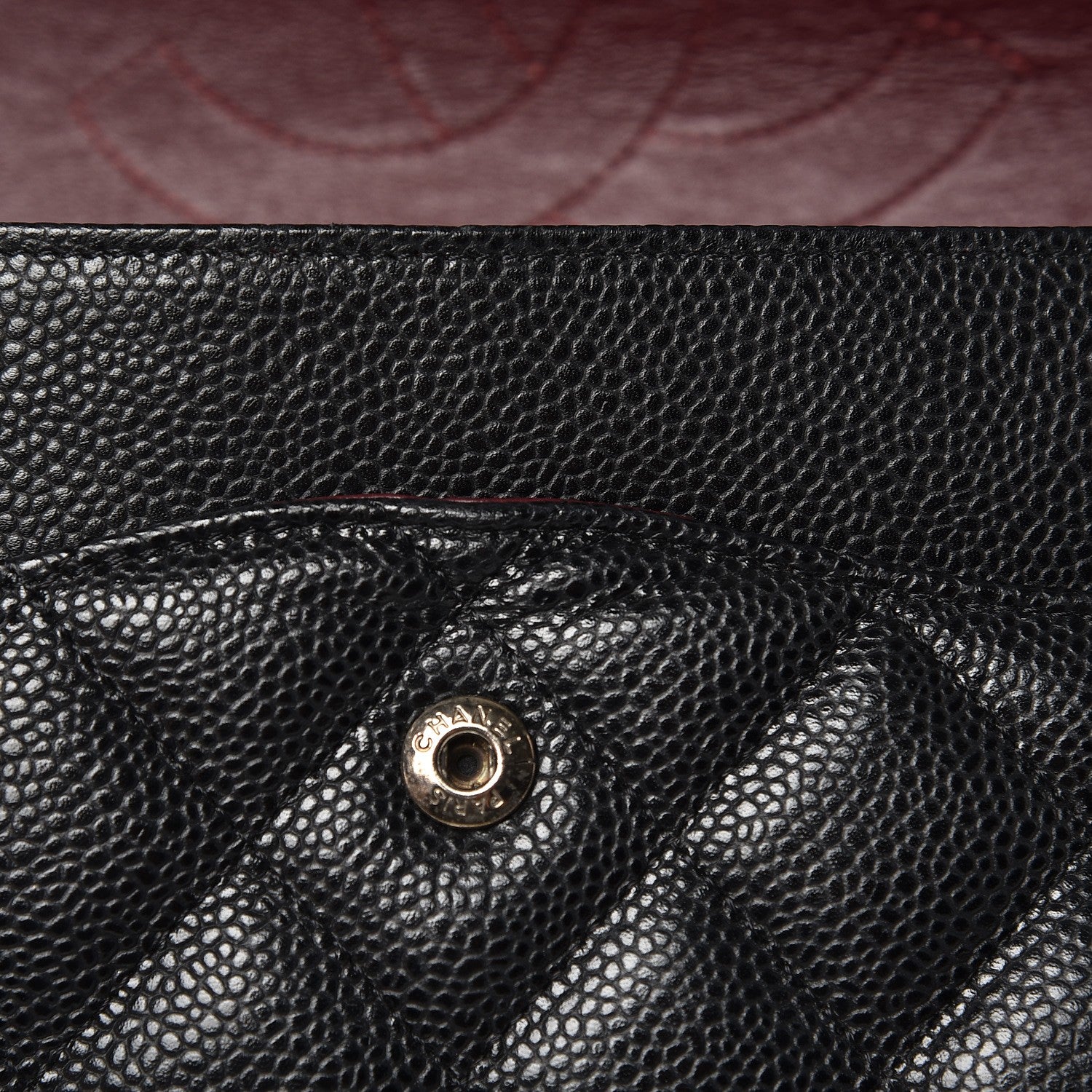 Chanel Caviar Quilted Jumbo Double Flap Black 9 of 9