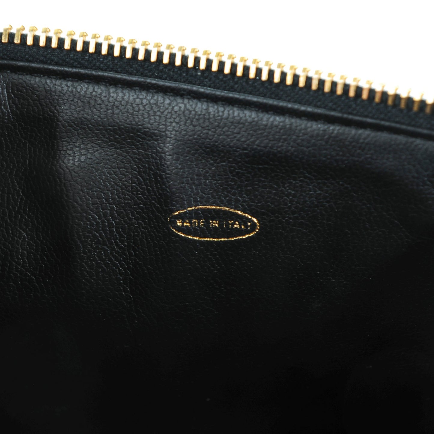 Lambskin Vanity Cosmetic Case Black