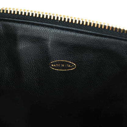Chanel Lambskin Vanity Cosmetic Case Black 7 of 8