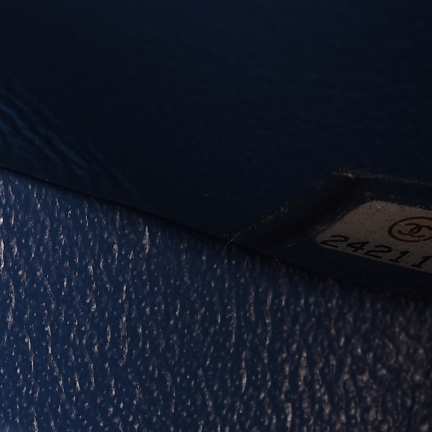 Chanel Calfskin Quilted Mini Square Flap Blue 6 of 8