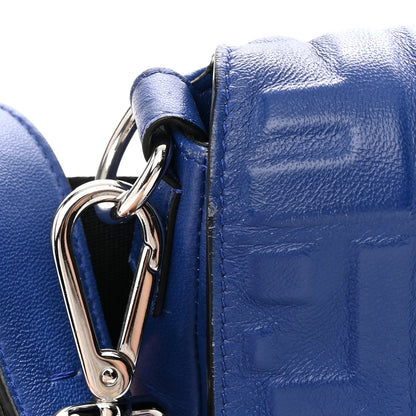 Fendi Nappa FF 1974 Embossed Belt Baguette Bag Blue Neon 15 of 16