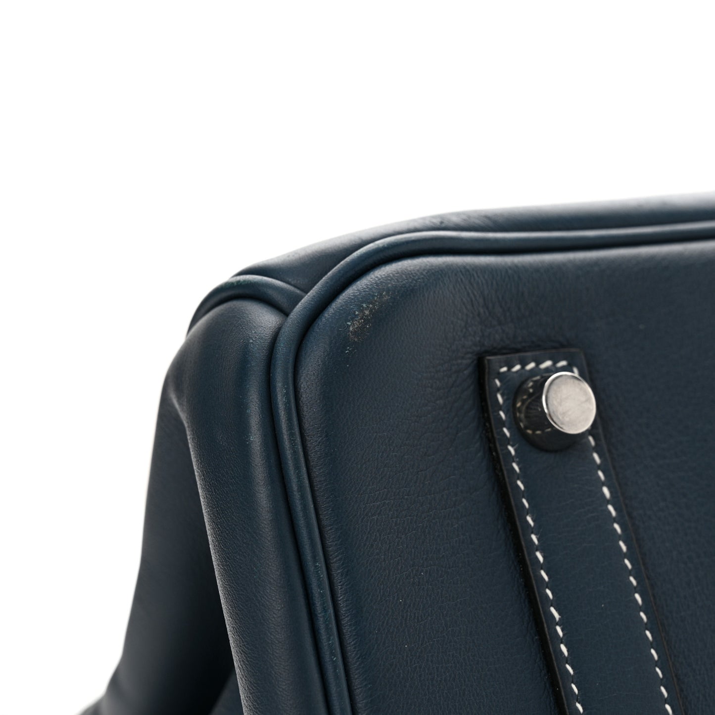 Swift Toile Ghillies Birkin 35  Bleu Saphir