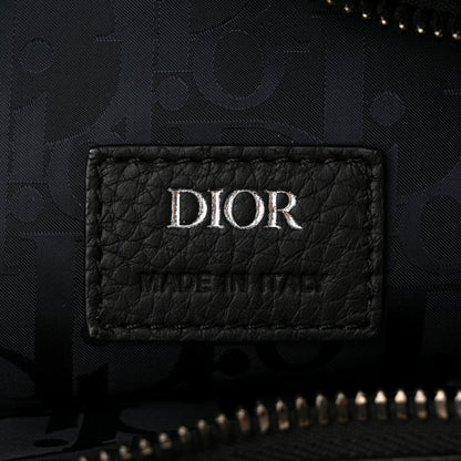Christian Dior Grained Calfskin Saddle Soft Bag Black 10 of 19