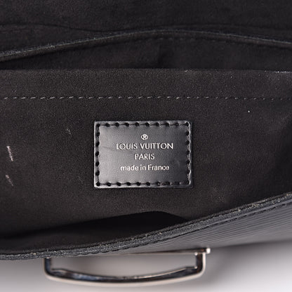 Louis Vuitton Epi Montaigne Clutch Black 6 of 12