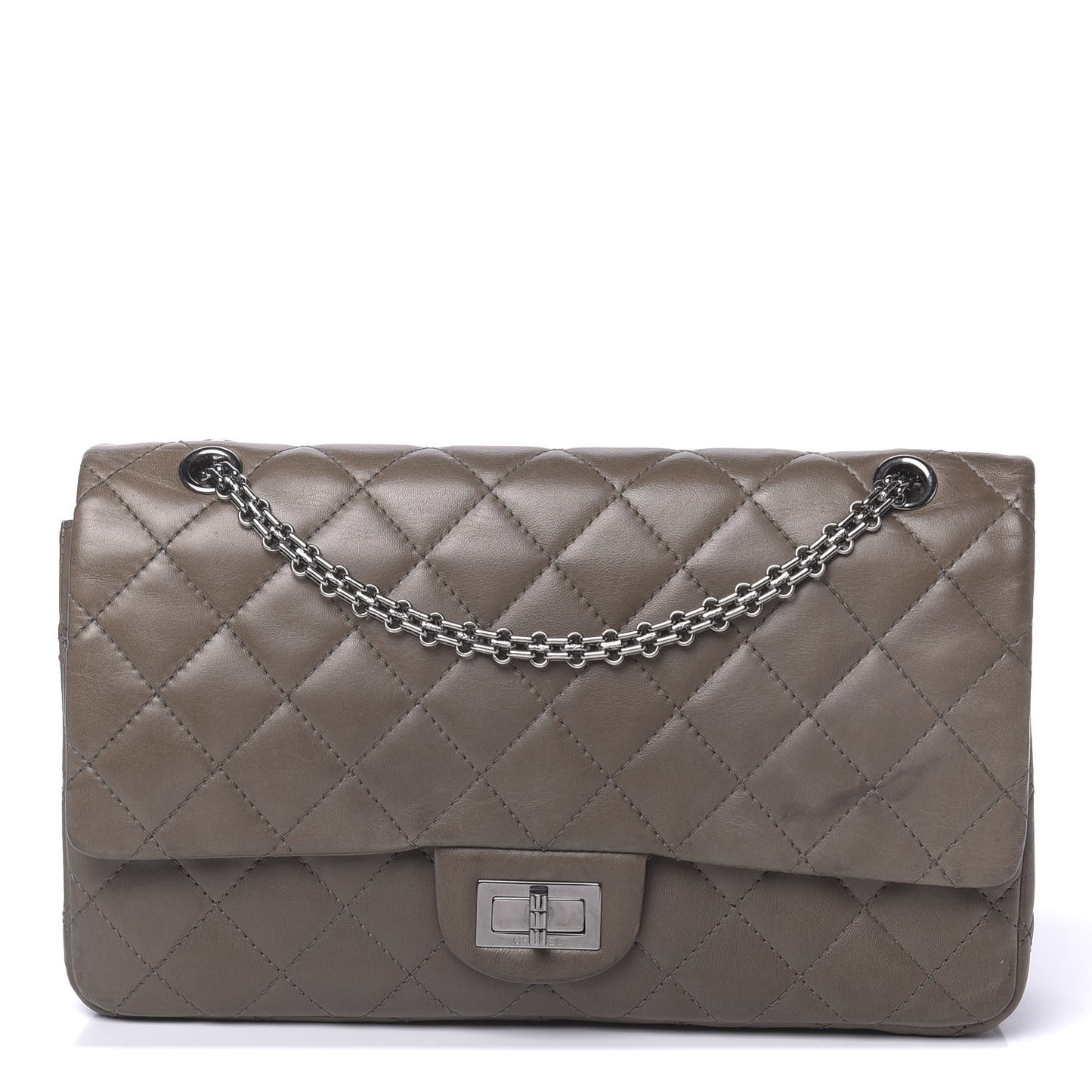 Lambskin Quilted 2.55 Reissue 227 Flap Brown