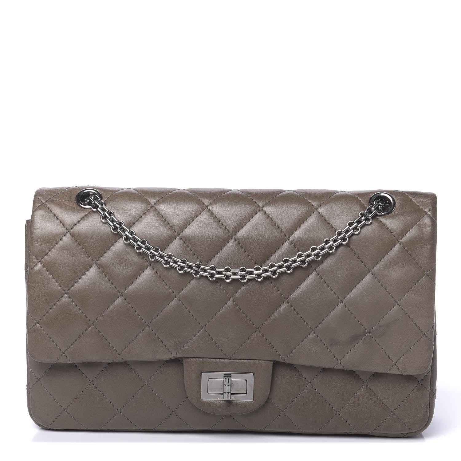 Chanel Lambskin Quilted 2.55 Reissue 227 Flap Brown 1 of 17