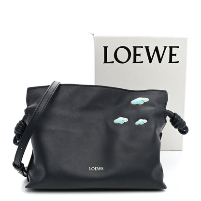 Loewe x SUNA FUJITA Nappa Clouds Mini Flamenco Knot Clutch Dark Ink 9 of 9