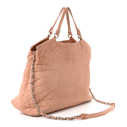 Chanel Iridescent Calfskin Large Sea Hit Tote Pink 2 of 9