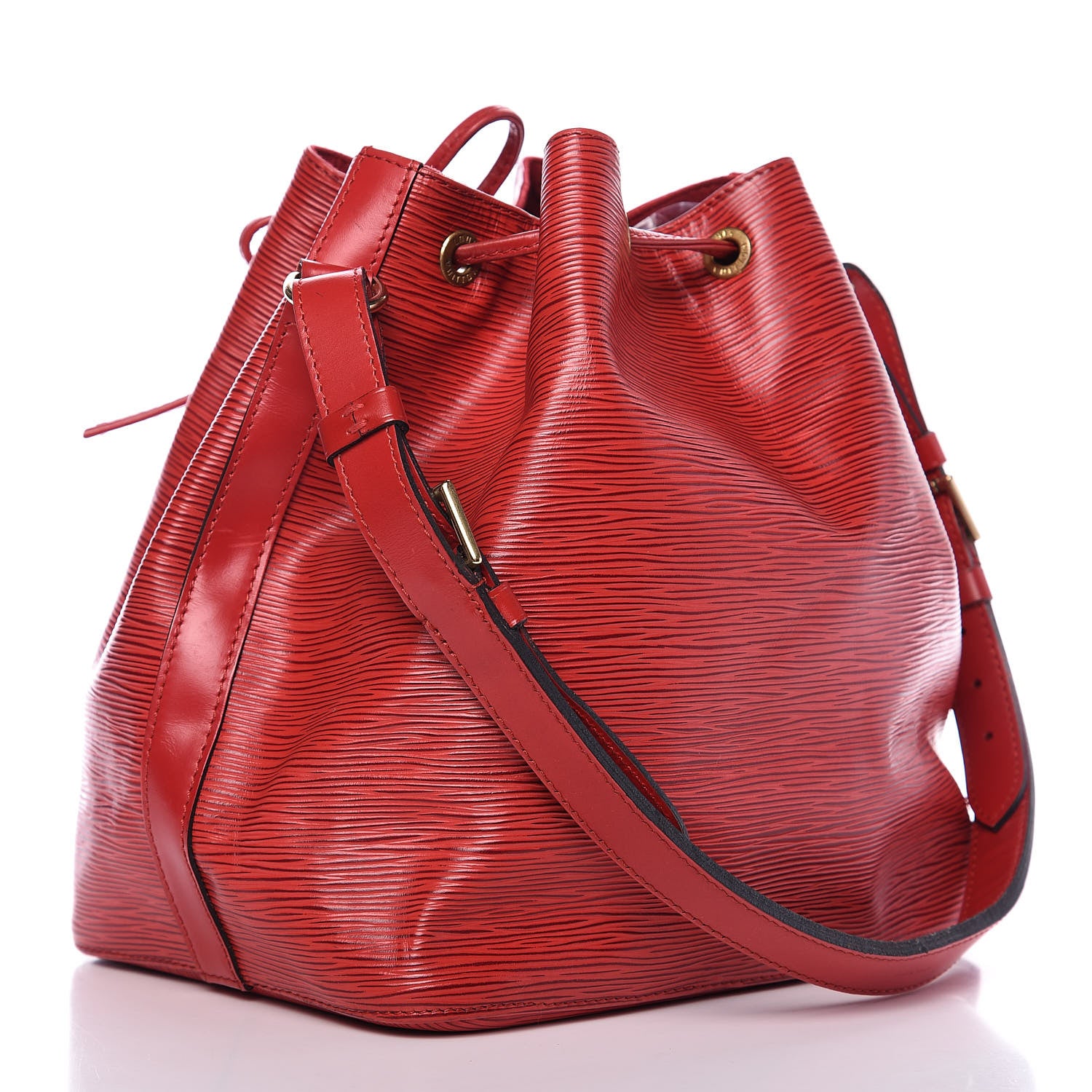 Louis Vuitton Epi Petit Noe Castillan Red 3 of 9