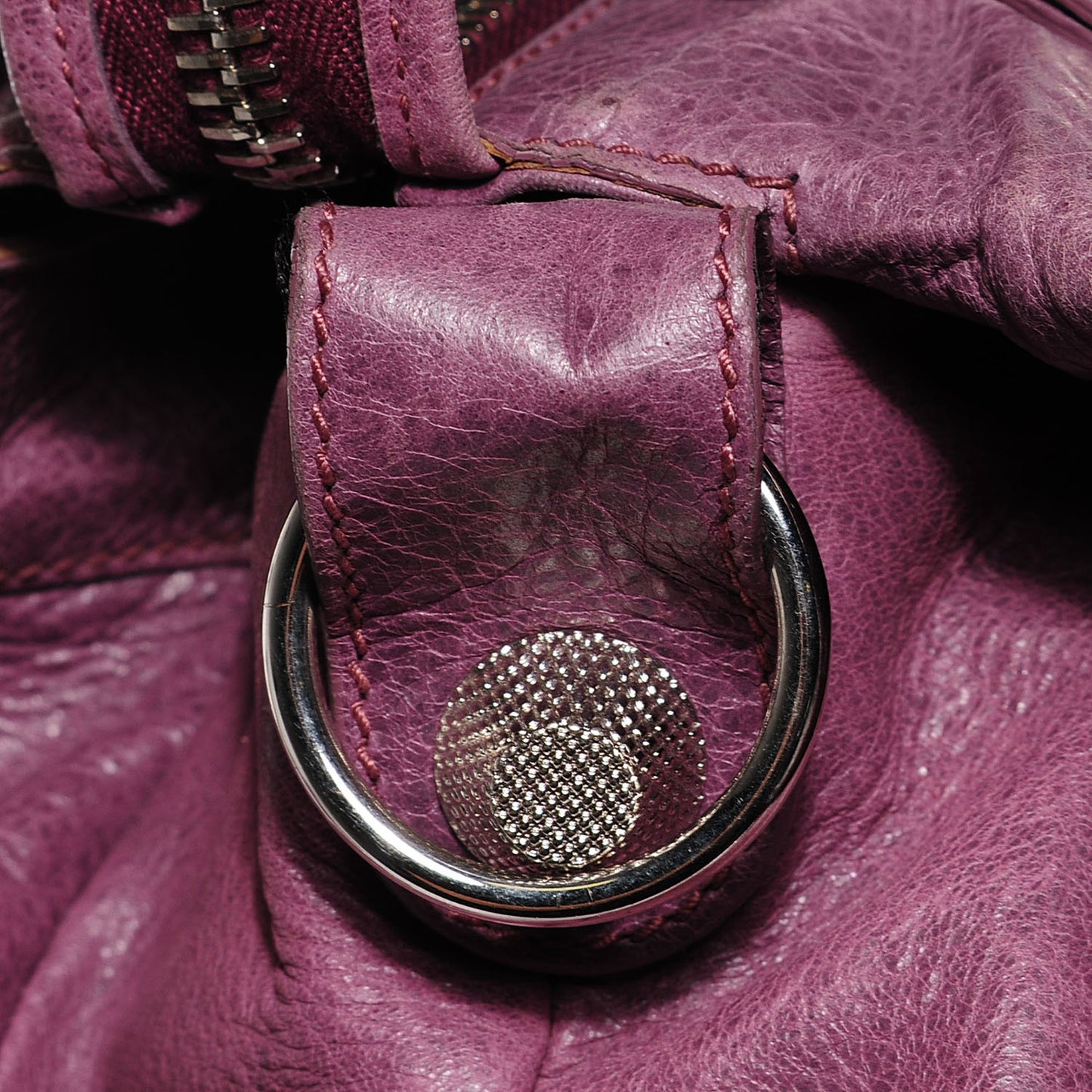 Agneau Giant 21 Silver Hardware Trapeze Murier