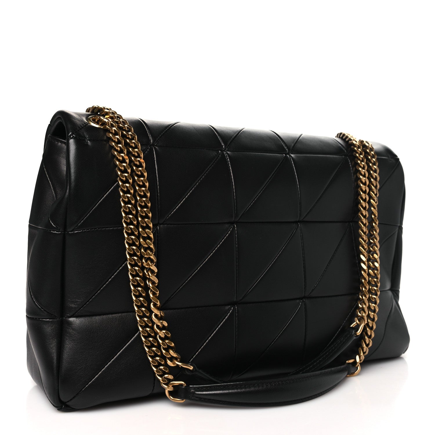 Saint Laurent Lambskin Patchwork Monogram Large Jamie Black 3 of 10
