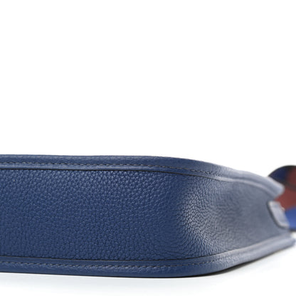 Hermes Taurillon Clemence Flipperball Sangle Evelyne TPM Bleu Saphir Black Bleu Saphir 6 of 8