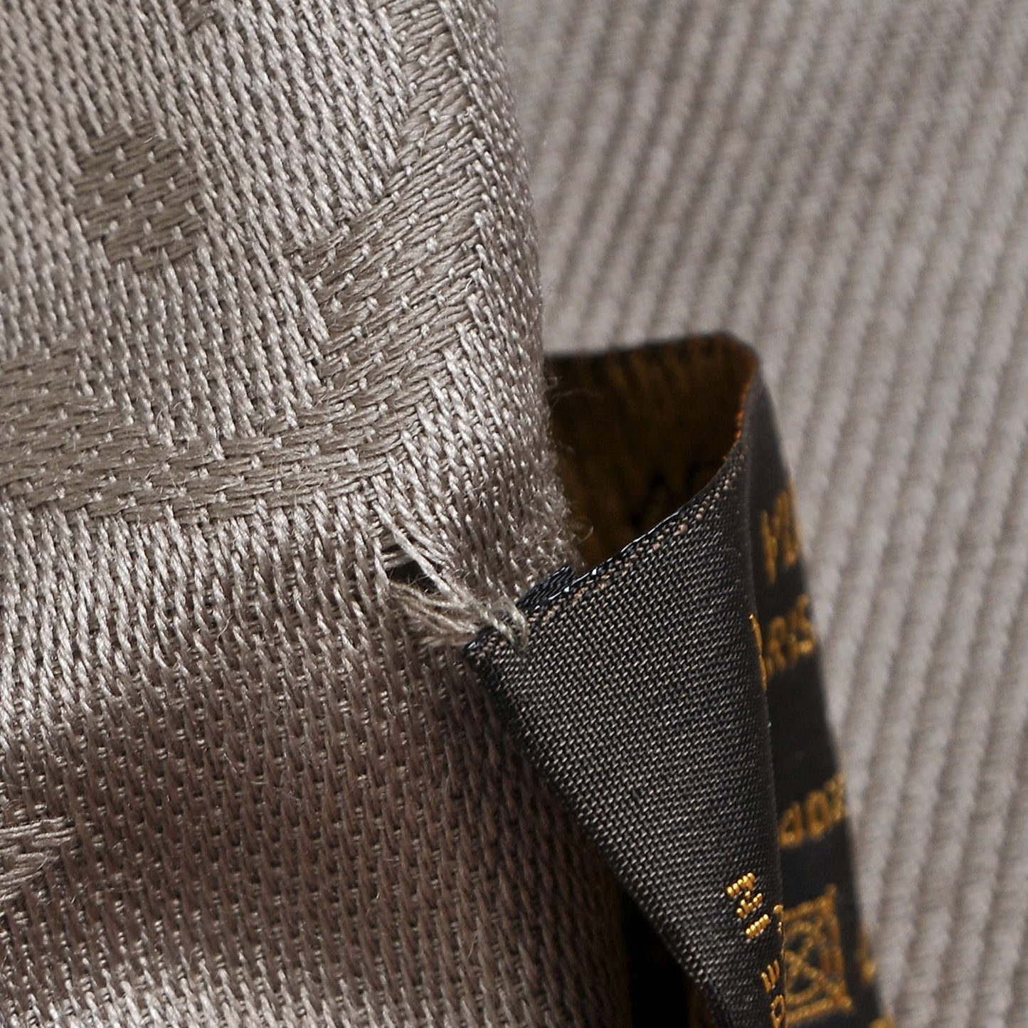 Silk Wool Monogram Shawl Verone