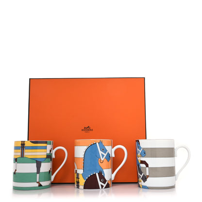 Hermes Porcelain Rocabar Mug Set of 3 7 of 7