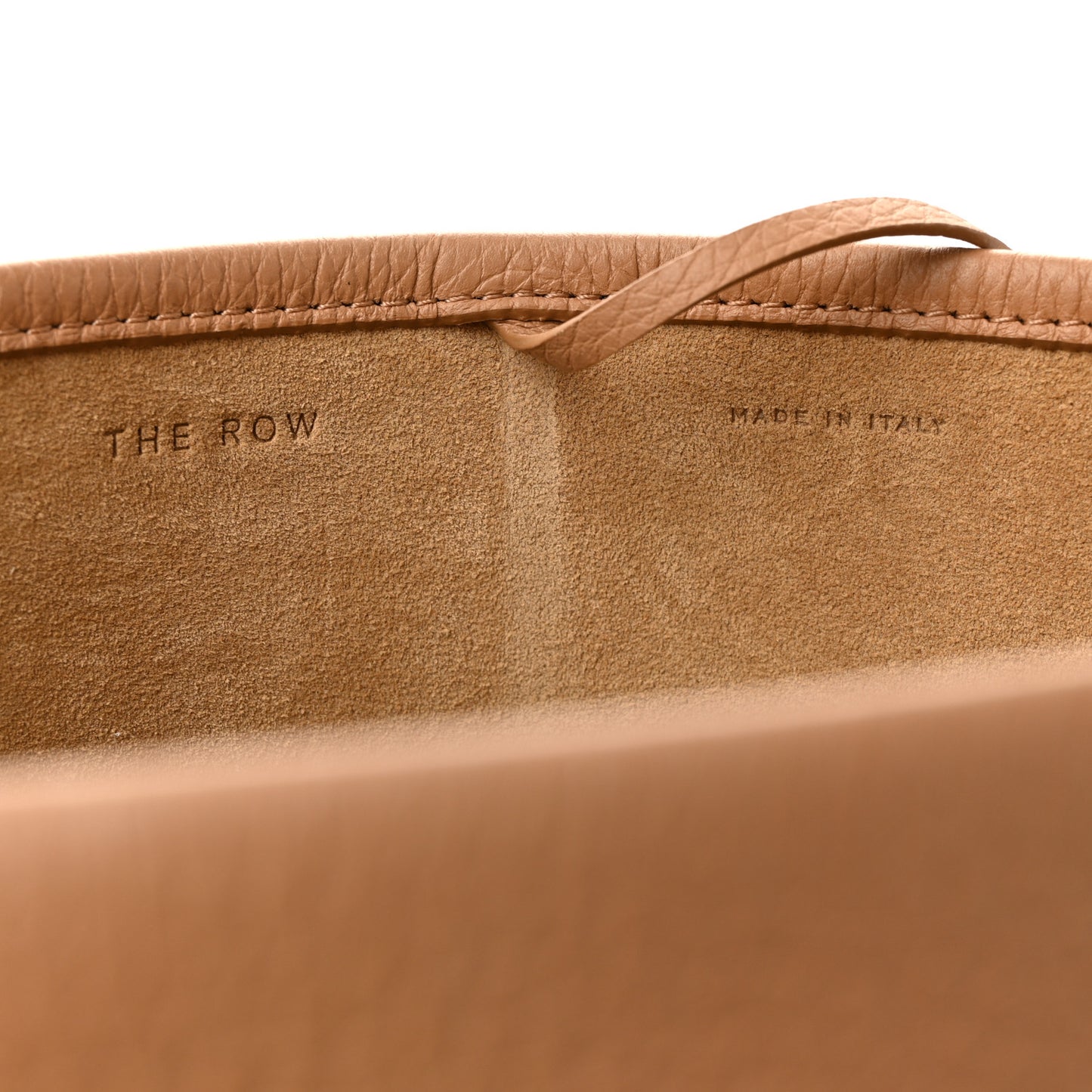 Grained Calfskin Medium N/S Park Tote Cinnamon
