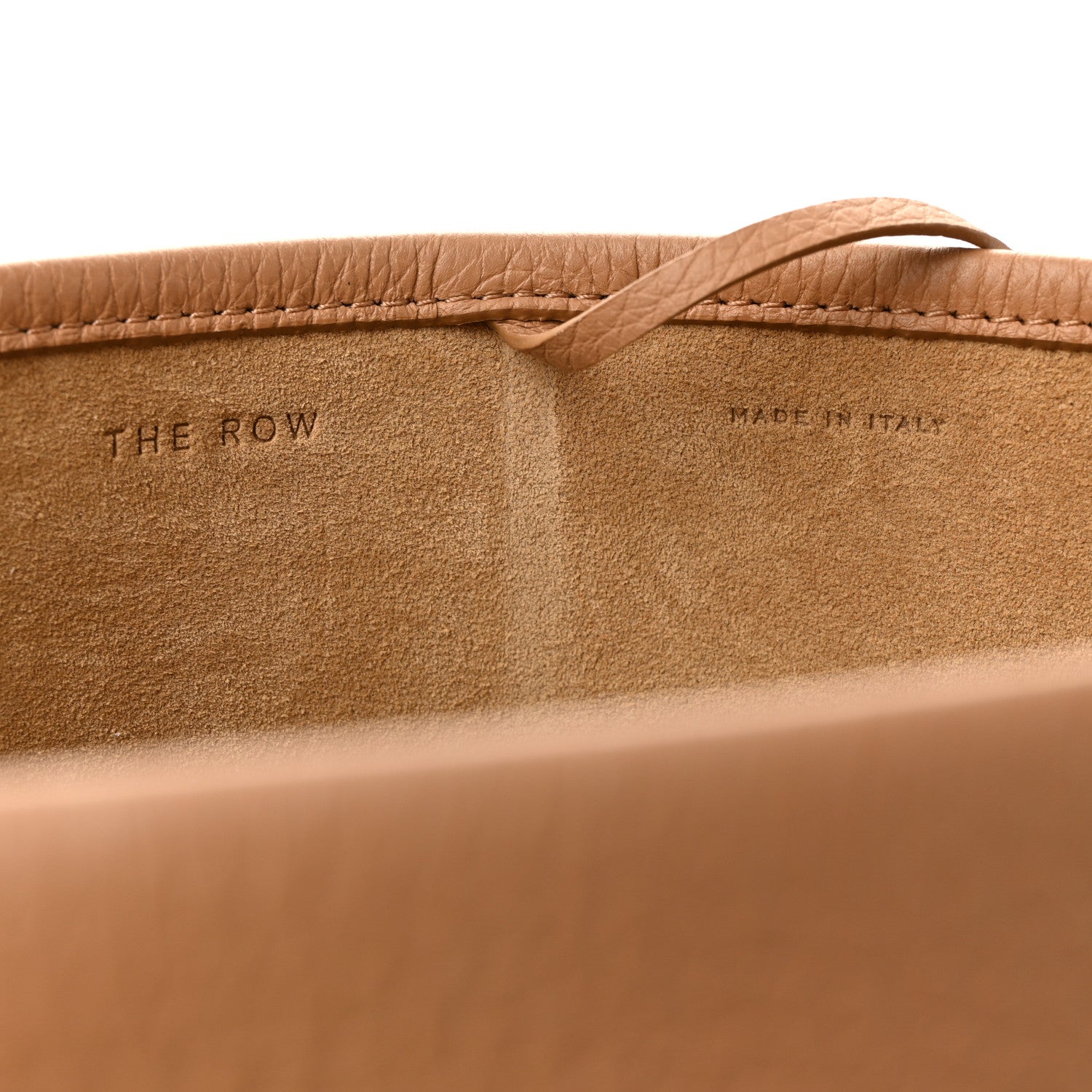 The Row Grained Calfskin Medium N/S Park Tote Cinnamon 6 of 10