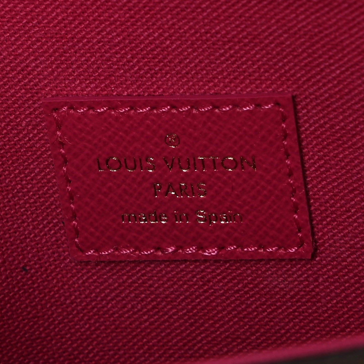 Monogram 2021 Christmas Animation Hollywood Pochette Felicie Chain Wallet Fuchsia