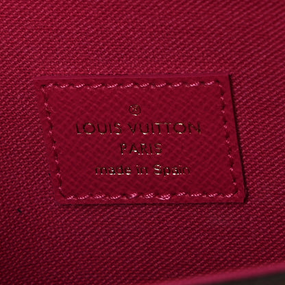 Louis Vuitton Monogram 2021 Christmas Animation Hollywood Pochette Felicie Chain Wallet Fuchsia 8 of 11