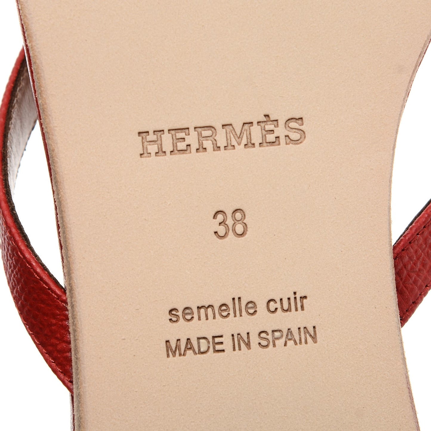 Epsom Corfou Sandals 38 Rouge