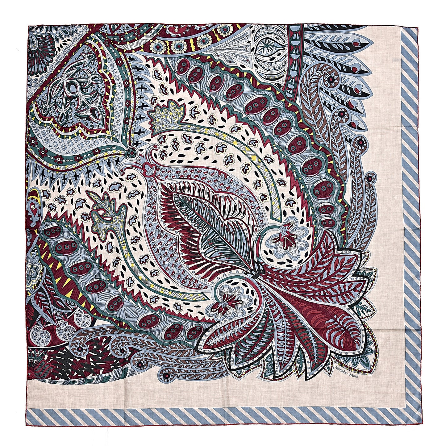 Cashmere Silk Le Jardin De La Maharani Shawl 140