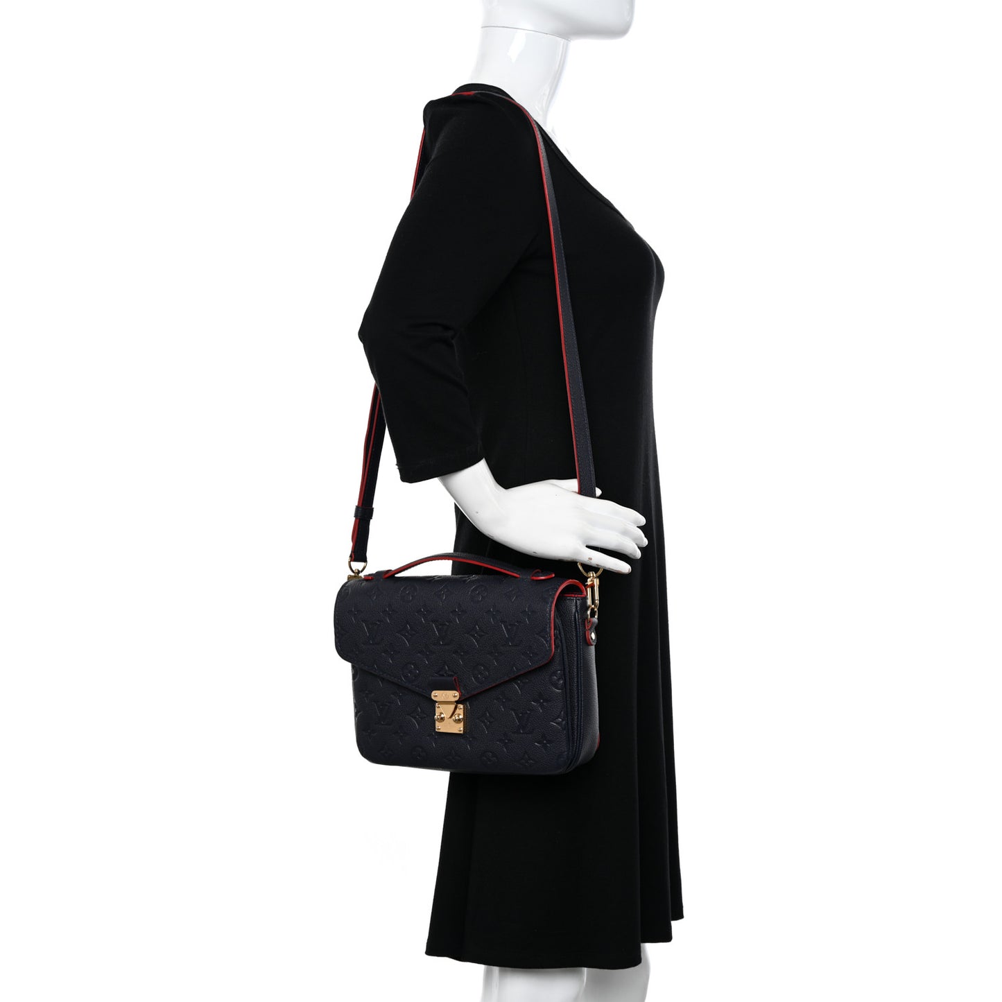 Empreinte Pochette Metis Marine Rouge