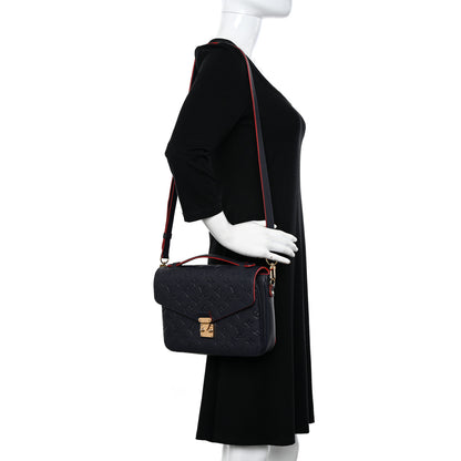 Louis Vuitton Empreinte Pochette Metis Marine Rouge 2 of 11