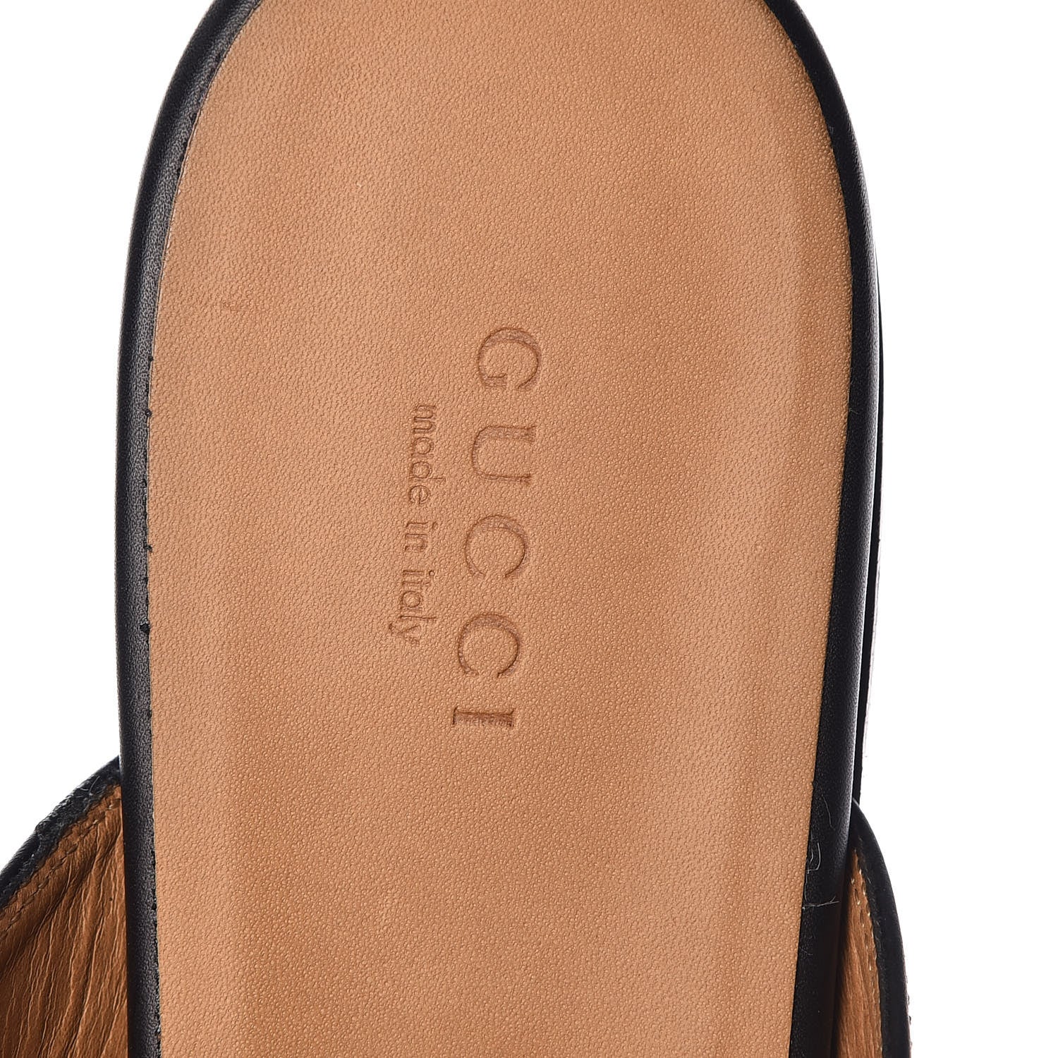 Gucci Calfskin Womens Princetown Slippers 40 Black 6 of 8