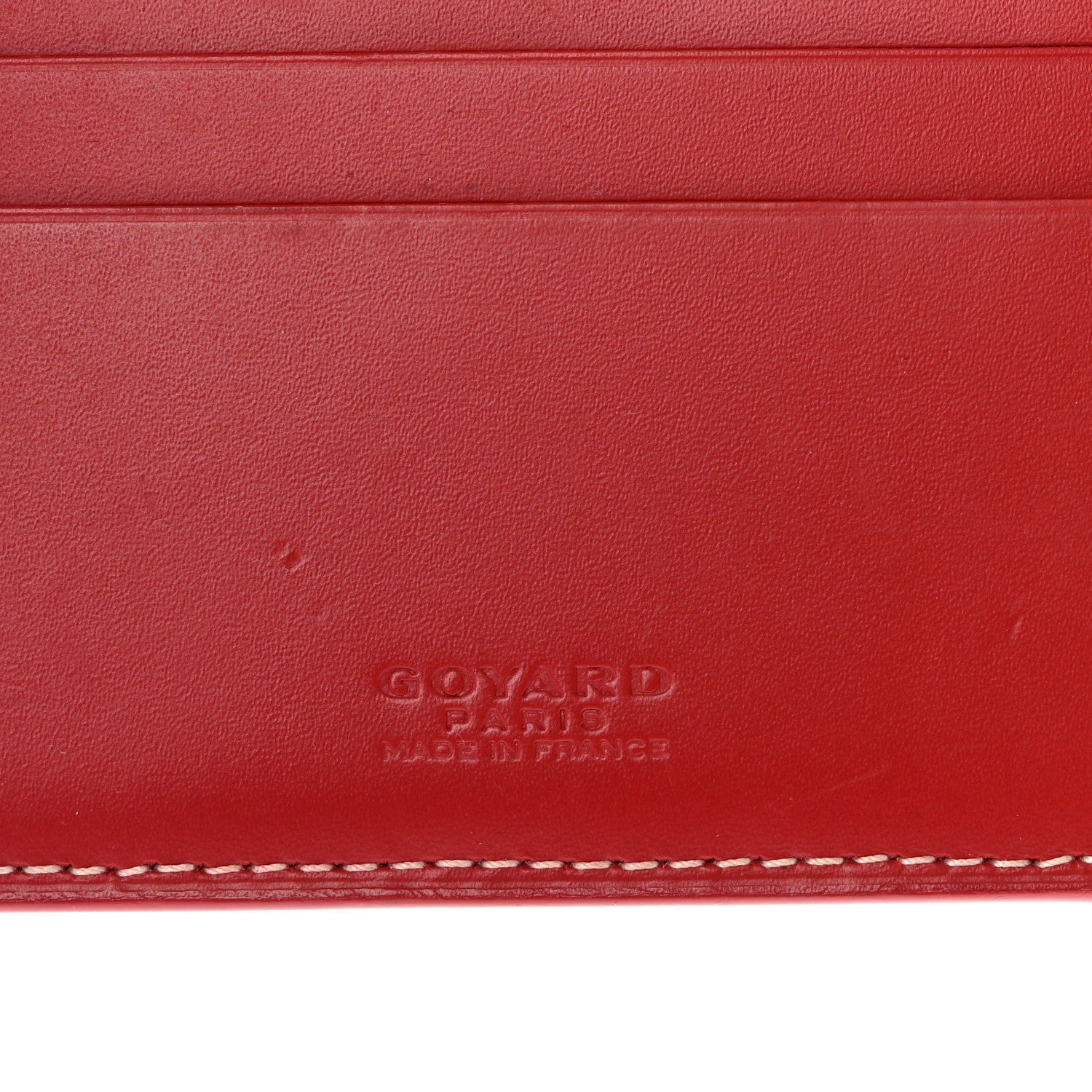 Goyard Goyardine Bi-Fold Victoire PM Wallet Red 6 of 13