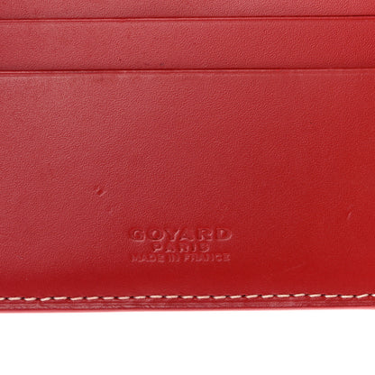 Goyard Goyardine Bi-Fold Victoire PM Wallet Red 6 of 13