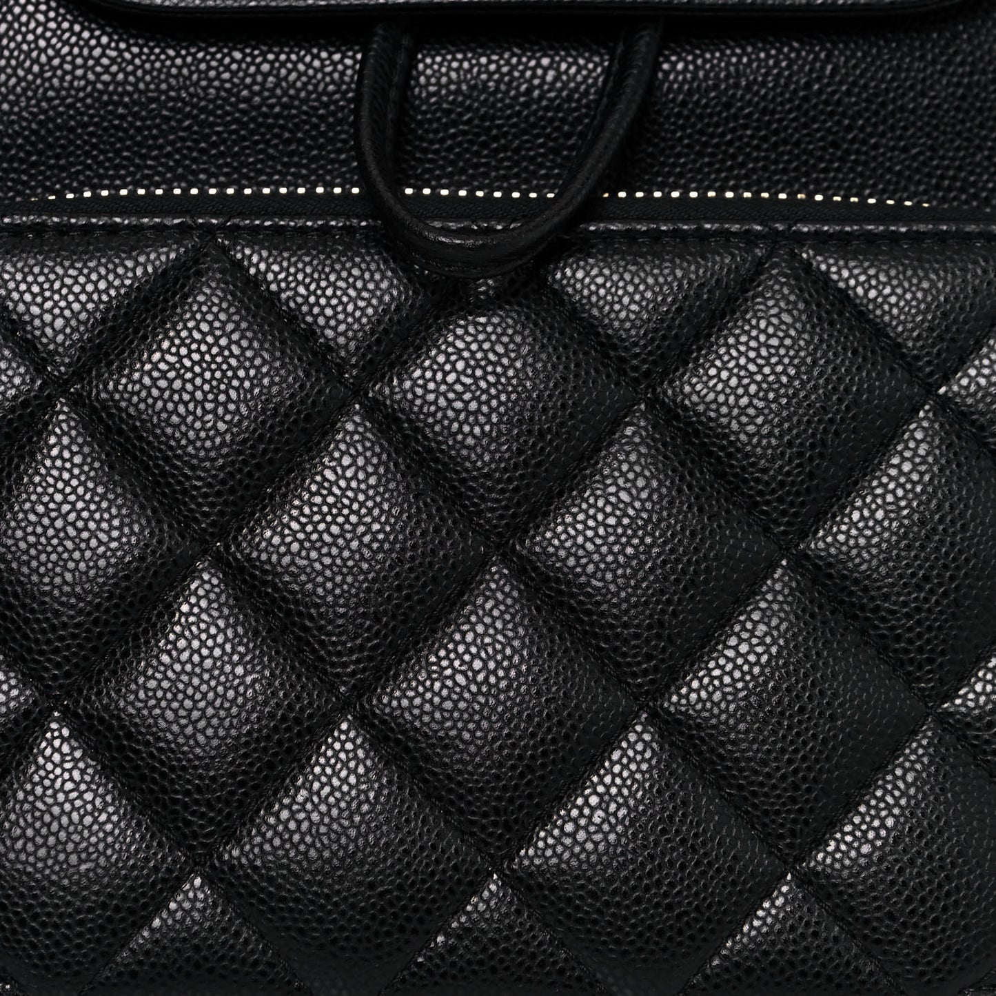 Caviar Quilted Business Affinity Backpack Black
