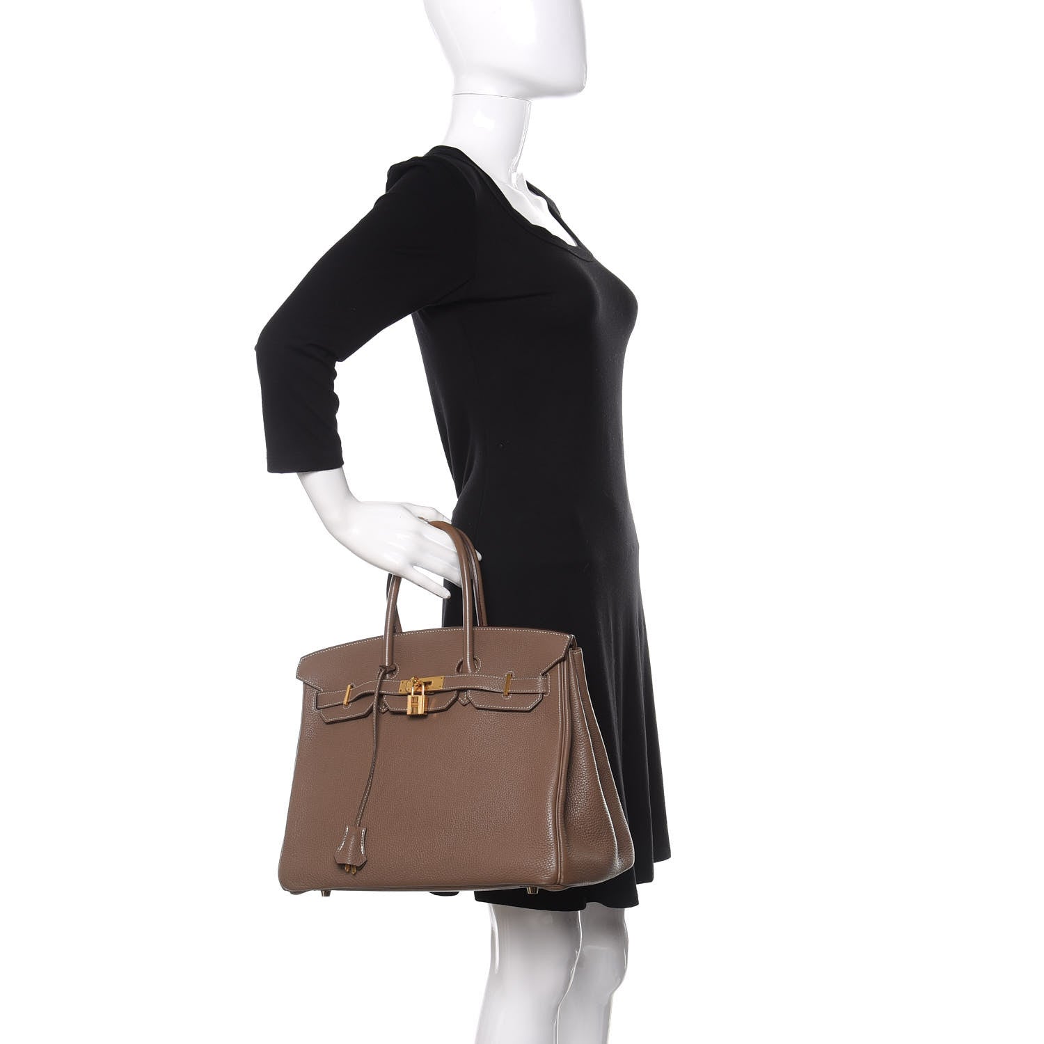 Hermes Togo Birkin 35 Etoupe 2 of 11
