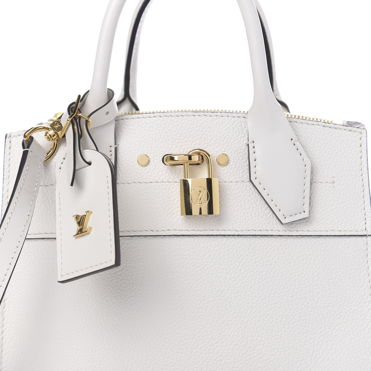 Louis Vuitton Calfskin City Steamer Mini White 8 of 8