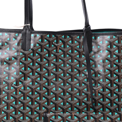 Goyard Goyardine Saint Louis Claire Voie PM Black Blue 7 of 9