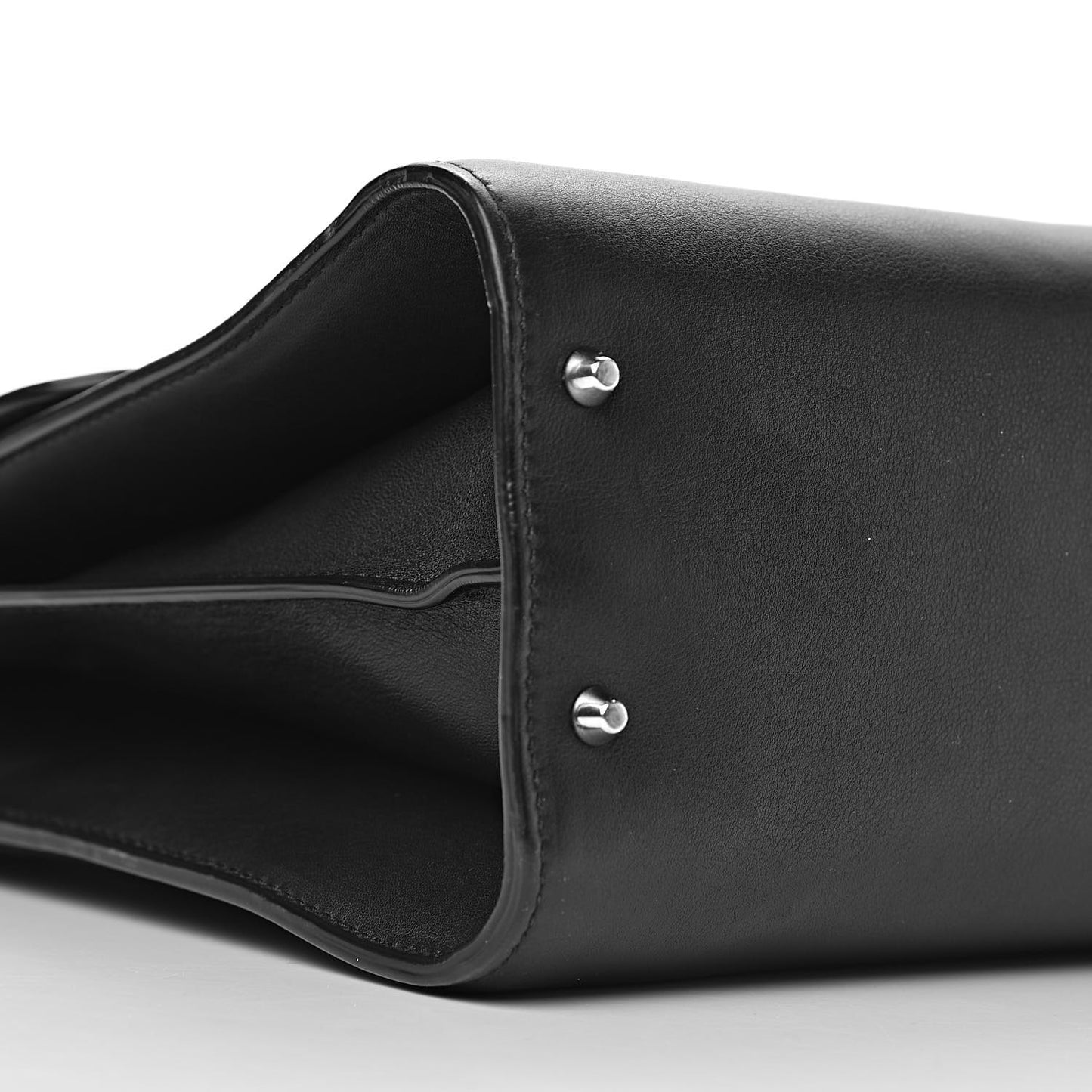 Moon Calfskin Medium Interlocking G Shoulder Bag Black
