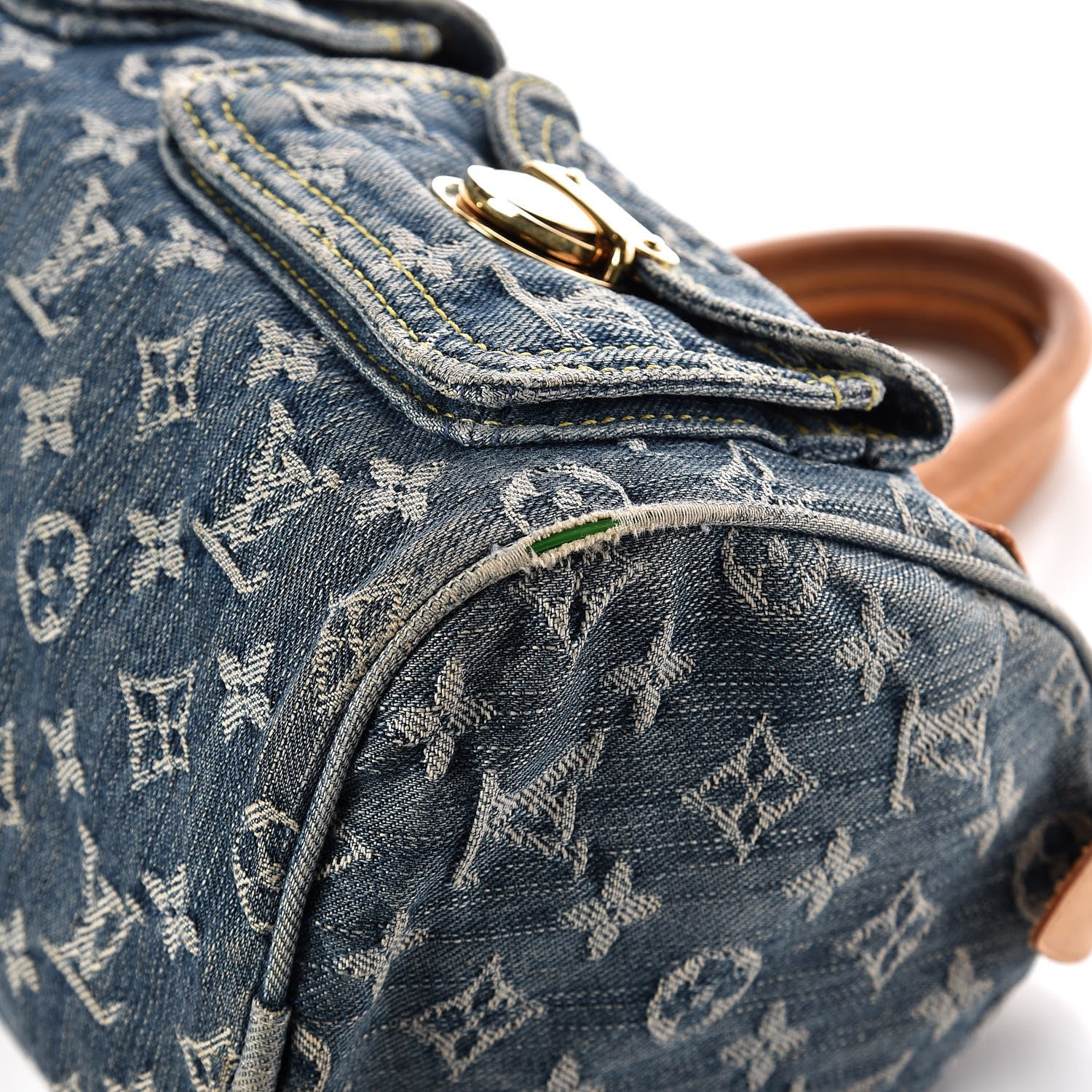 Louis Vuitton Monogram Denim Neo Speedy Blue 26 of 29