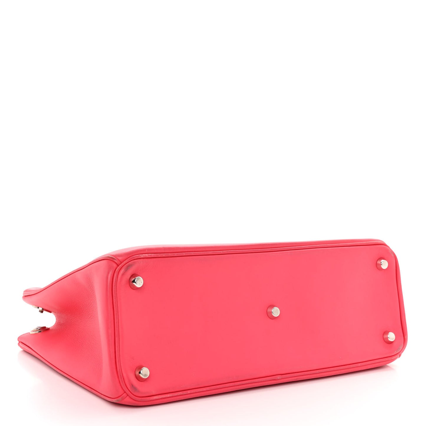 CHRISTIAN DIOR Smooth Calfskin Medium Diorissimo Tote Fuchsia