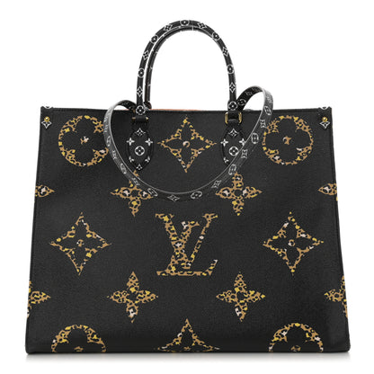 Louis Vuitton Monogram Giant Jungle Onthego GM Black 1 of 10