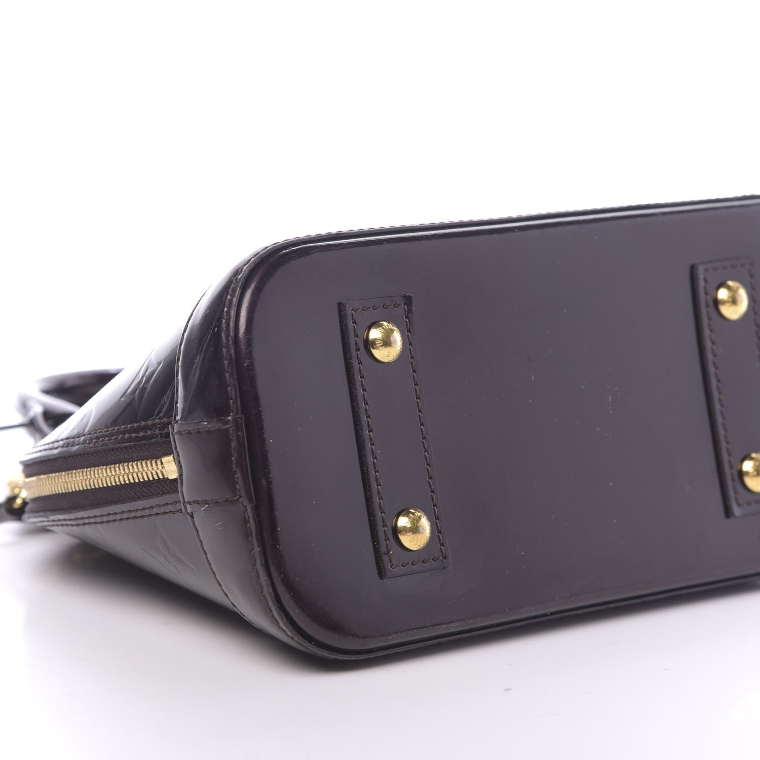 Louis Vuitton Vernis Alma BB Amarante 8 of 9