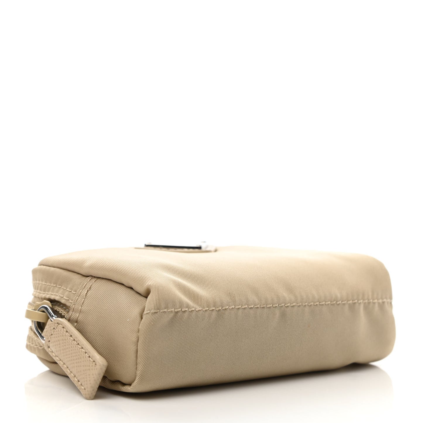 Tessuto Nylon Vela Cosmetic Pouch Cammeo